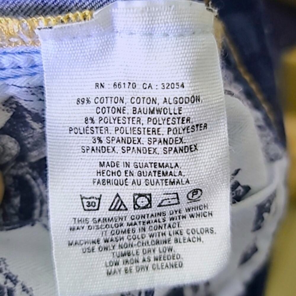 Pilcro and the Letterpress Skinny Jeans Size 32 Herringbone Pattern - Picture 10 of 11